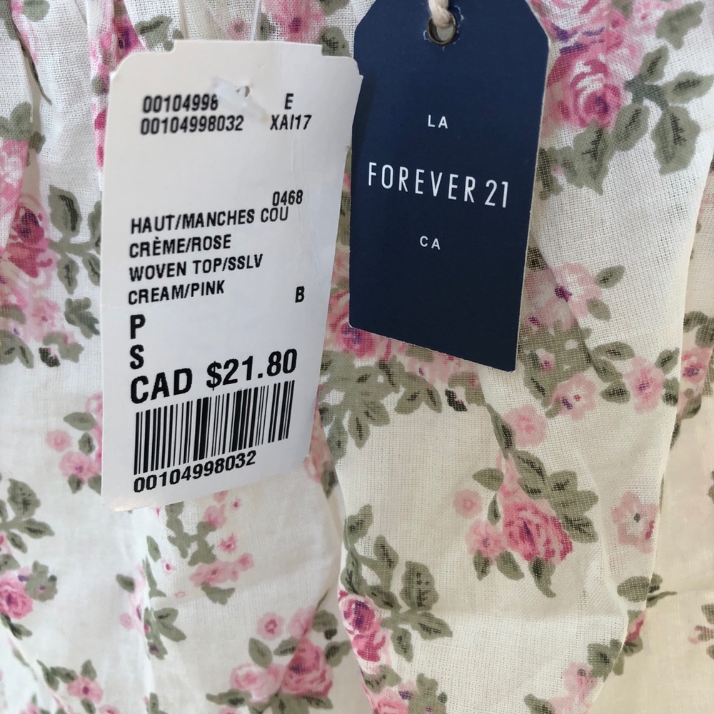 NWT Rosy top size small, Forever 21 - Picture 3 of 6